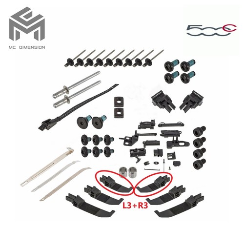 Kit ricambi tettuccio fiat - fiat, 500